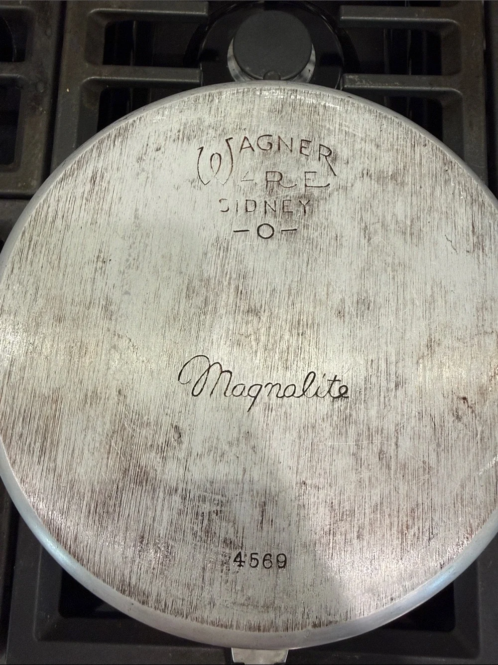 Magnalite Wagner Ware Sidney 4569 Deep Frying Pan Chicken Fryer Skillet w/ Lid